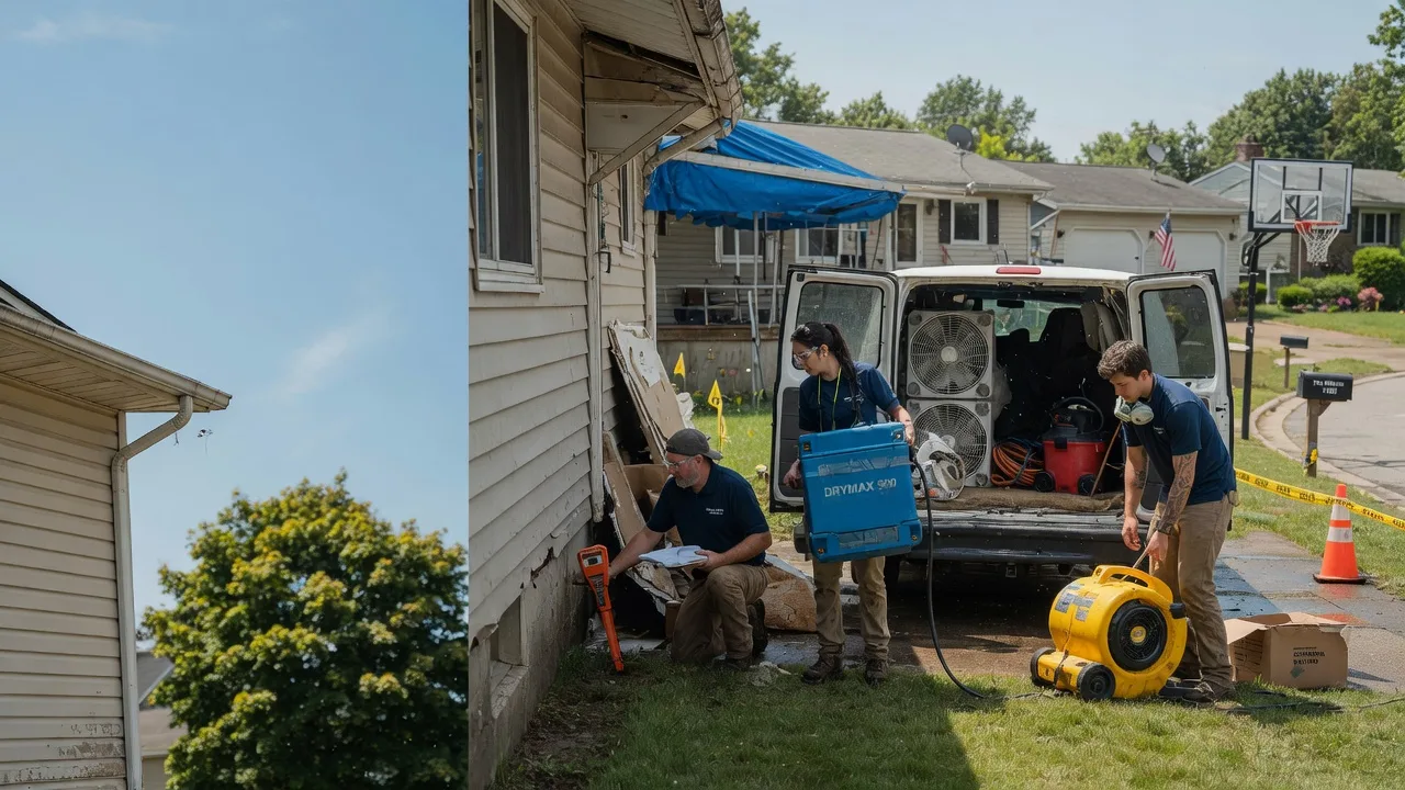 Ceiling Leak Cleanup in Lowell, WI near me